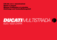 Ducati Multistrada 620 - Owners manual 2006 EN